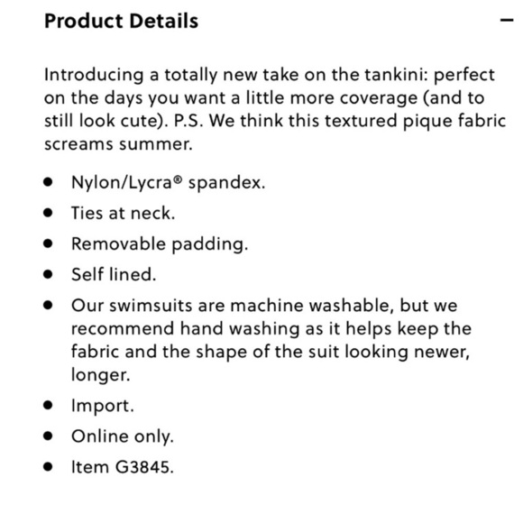 J. Crew Halter Peplum Tankini Top in Pique Nylon S - Picture 6 of 6